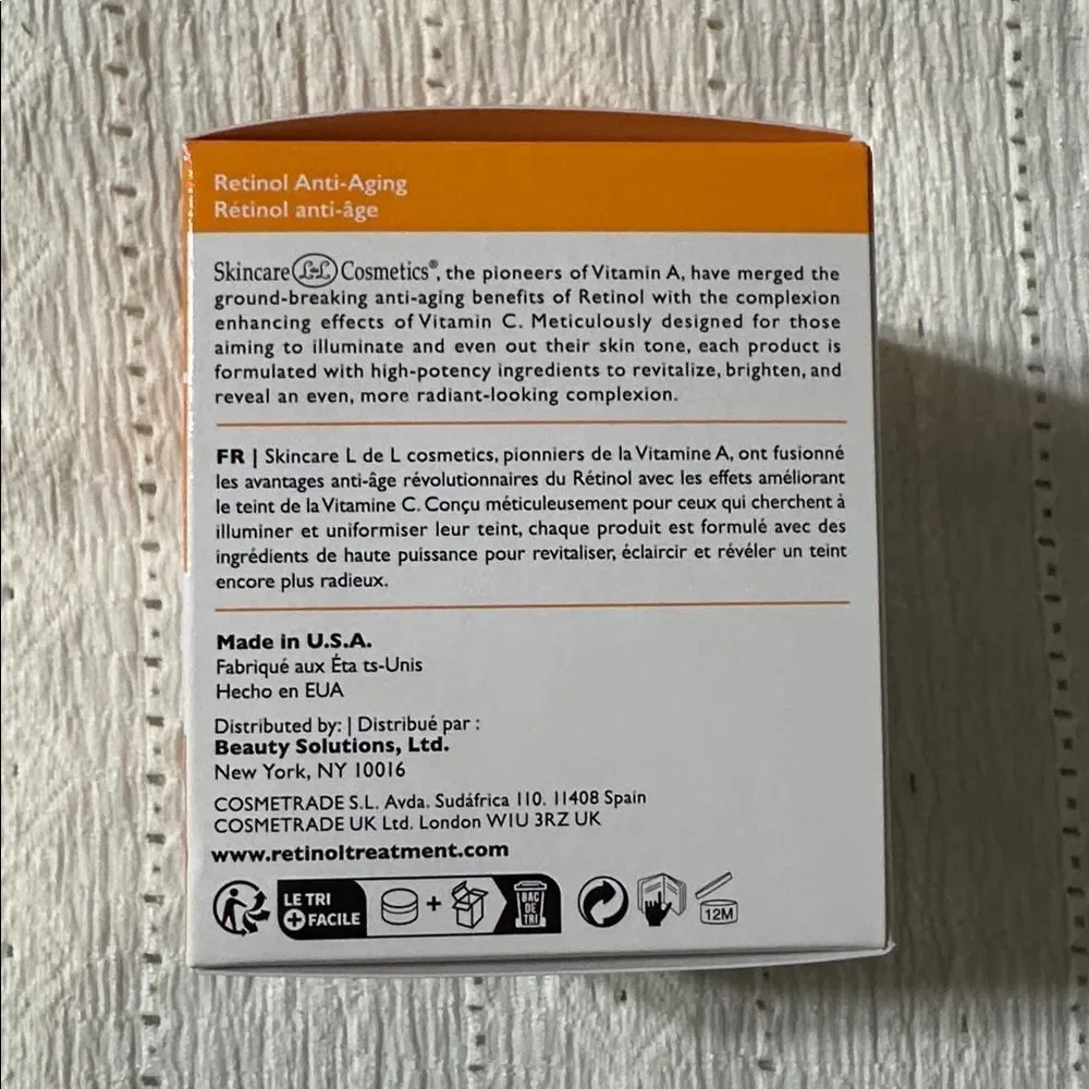 Beauty Solutions Retinol + Vitamin C AM & PM Face Neck Moisturizer